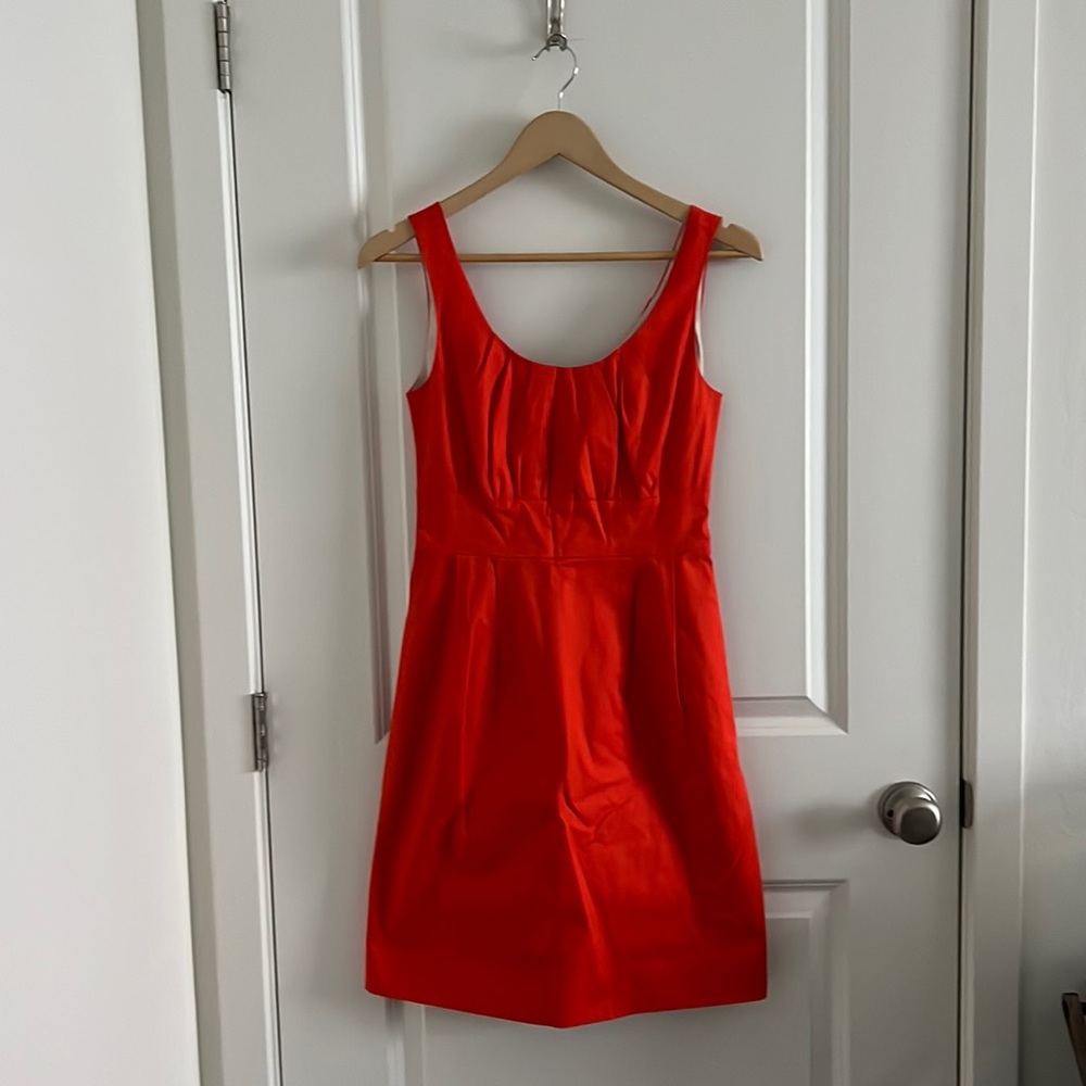 J Crew Sleeveless Dress - Orange (XXS)